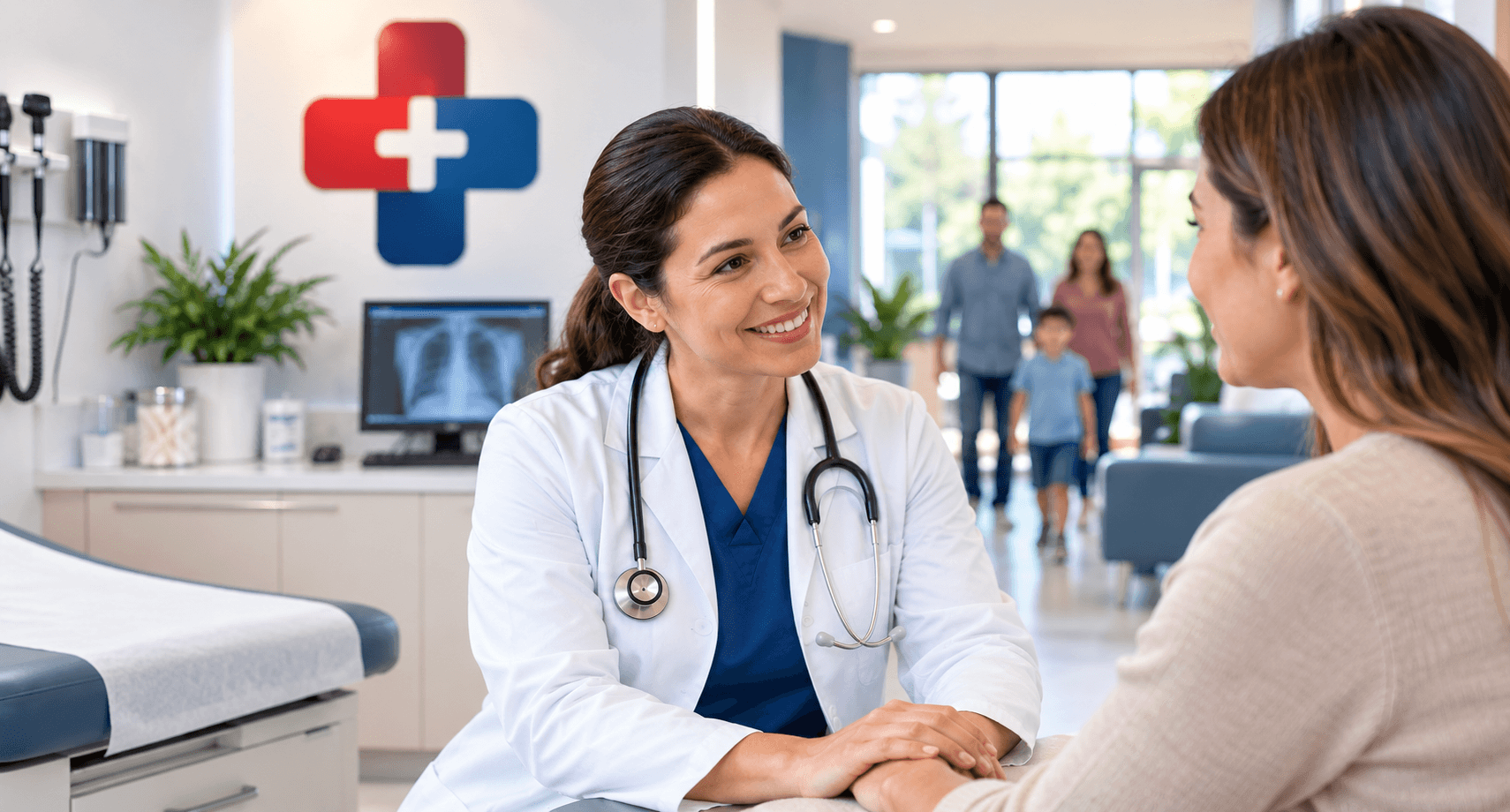 Healthcare worker with mask