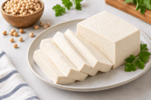 Calcium-set tofu