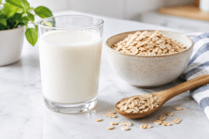 Calcium-fortified plant-based milk